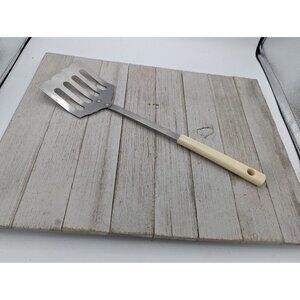 ROYAL BRAND Sharp Cutter Stainless Curved Slotted Spatula Flipper Turner 13 1/4"
